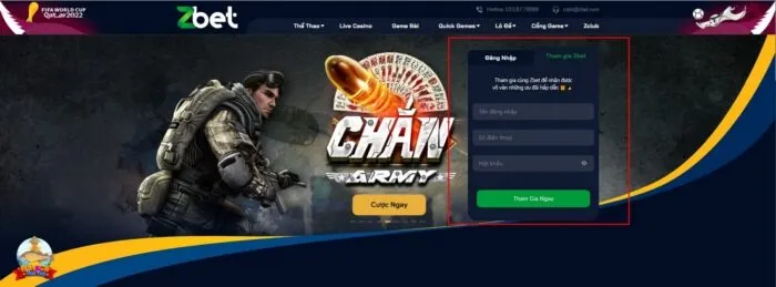 Đăng Ký ZBET Cổng Game Giải Trí Hàng Đầu Thị Trường Tìm kiếm cổng game trên thanh công cụ và truy cập vào nền tảng website